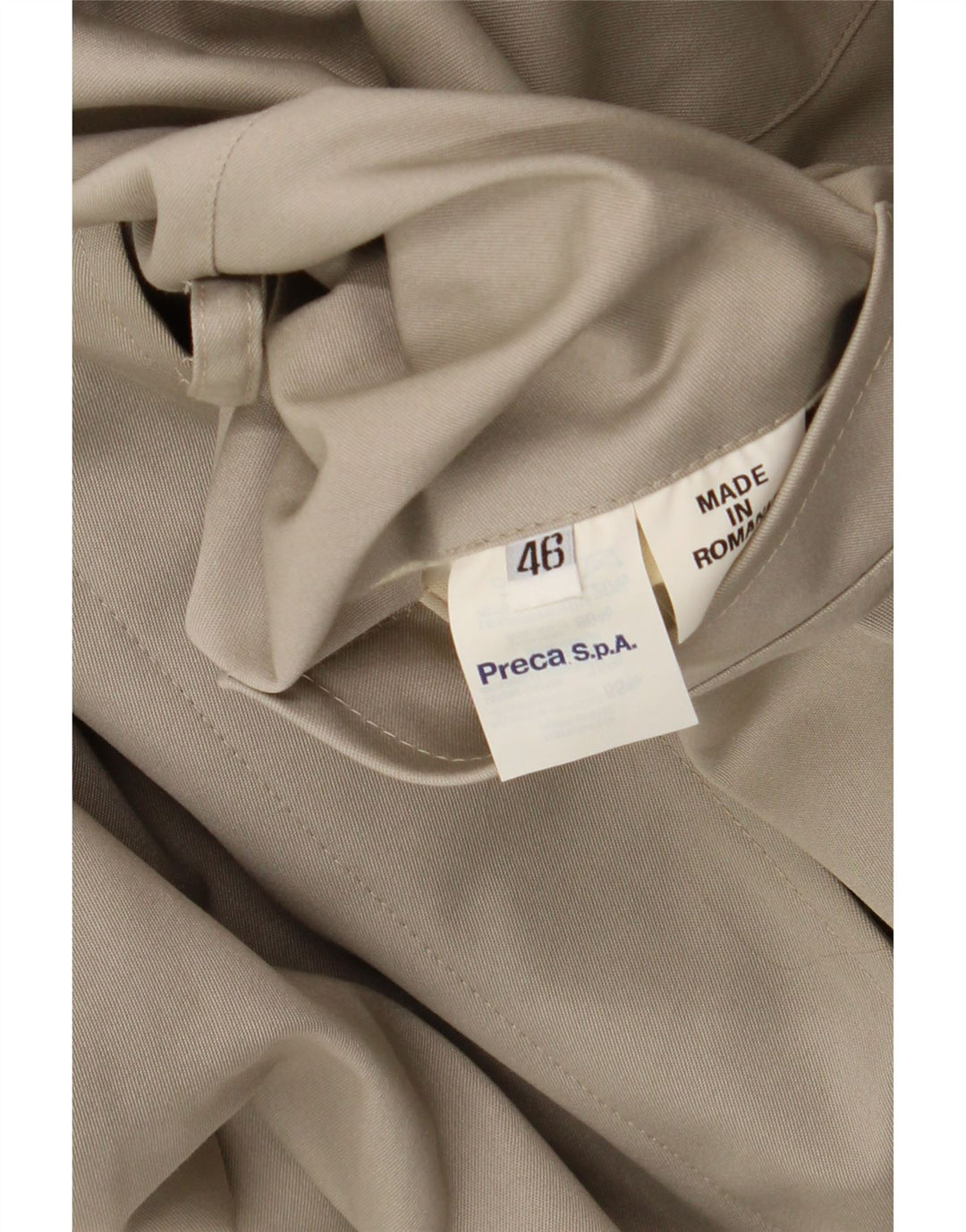 Pardesiu reversibil Vintage pentru femei EU 46 XL Lână bej