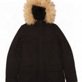 Jachetă căptușită cu glugă Woolrich pentru femei UK 10 Small Black