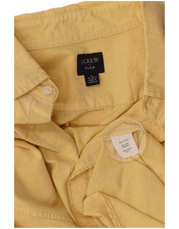 Cămașă pentru bărbați J. Crew Mărimea 16 1/2 mare din bumbac galben