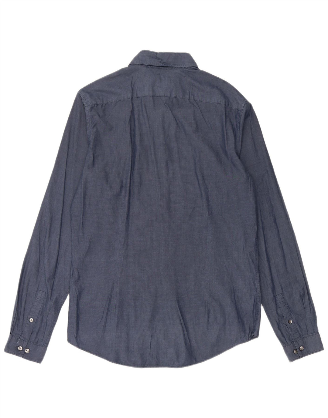 Cămașă pentru bărbați CALVIN KLEIN Slim Fit Mărimea 40 Mediu Bumbac bleumarin