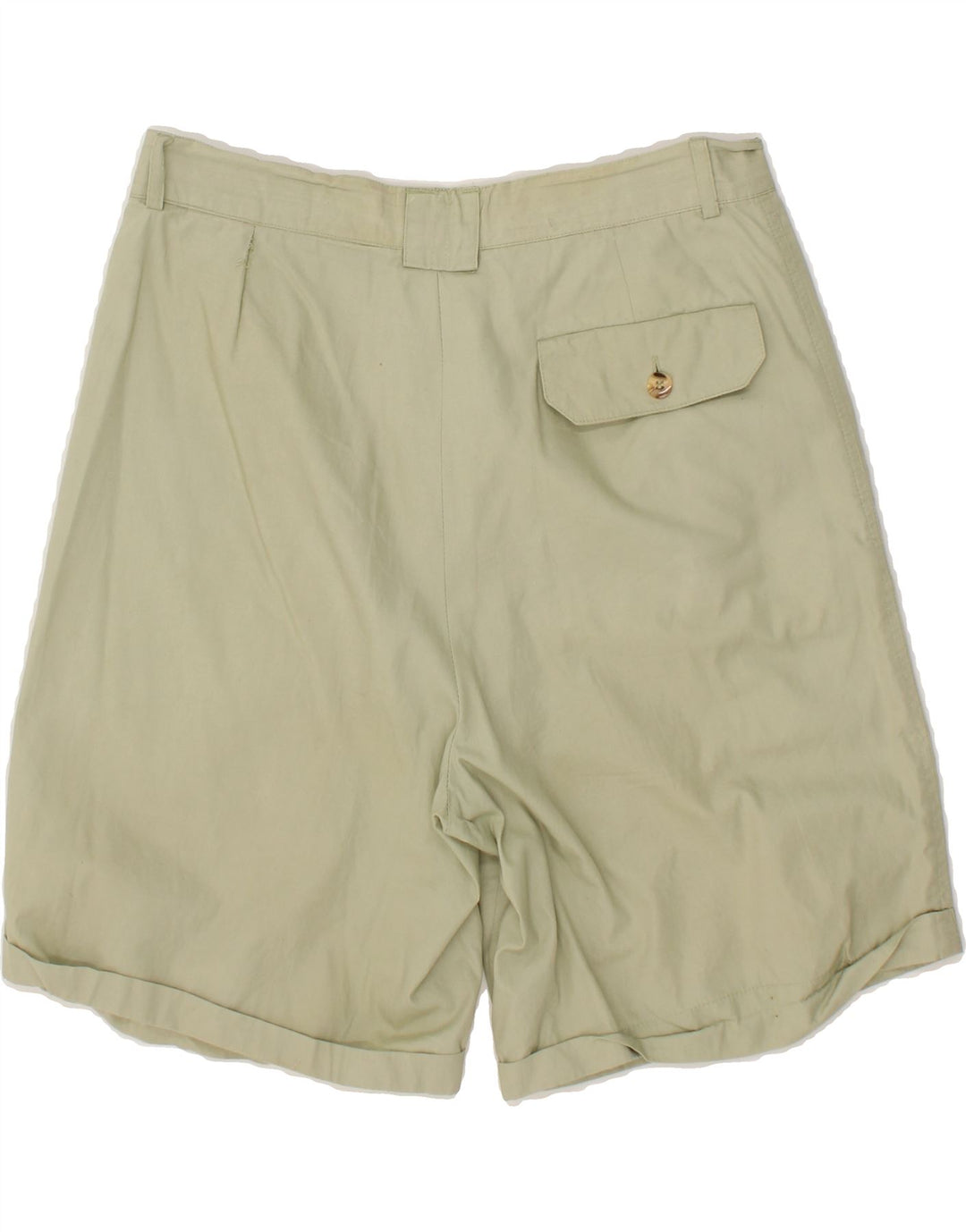 WEAR OVER Mens Chino Shorts W30 Medium Green Vintage Wear Over and Second-Hand Wear Over from Messina Hembry 