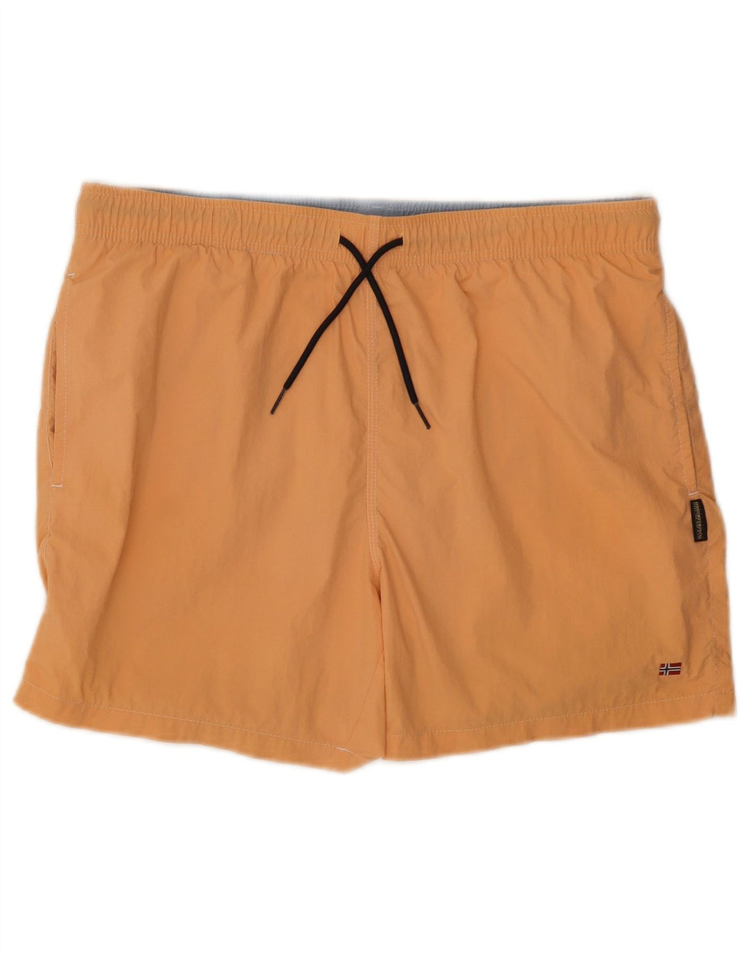 Pantaloni scurți de înot Napapijri pentru bărbați, poliamidă portocalie mare