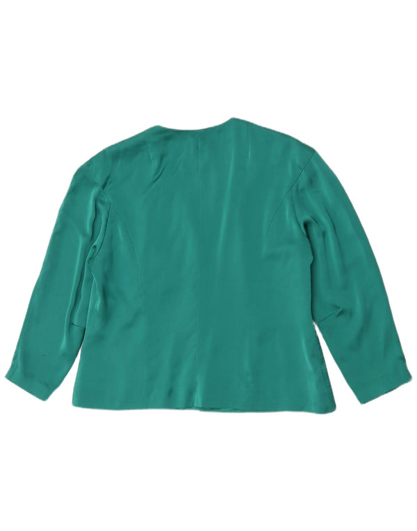 Bluză cămașă Yvette pentru femei cu mâneci 3/4 EU 44 XL verde