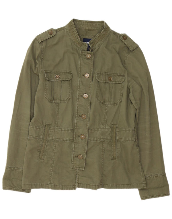 Jachetă militară Gap pentru femei UK 14 Medium Khaki Bumbac