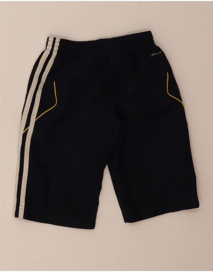 Pantaloni scurți sport Adidas Climalite pentru băieți 2-3 ani, albastru bleumarin, poliester