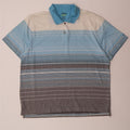 Tricou polo de golf Izod pentru bărbați 2XL, bumbac cu dungi multicolore