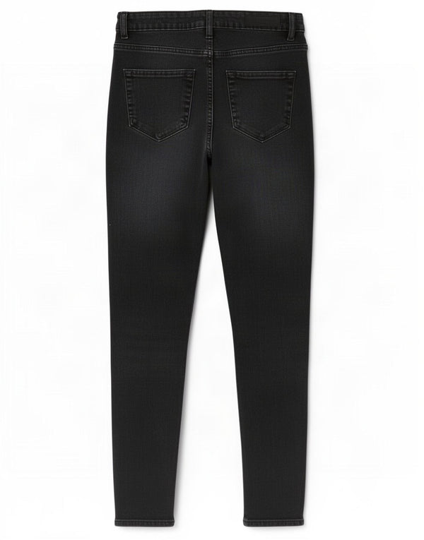 Blugi super skinny Superdry pentru femei cu talie înaltă W28 L30 bumbac negru