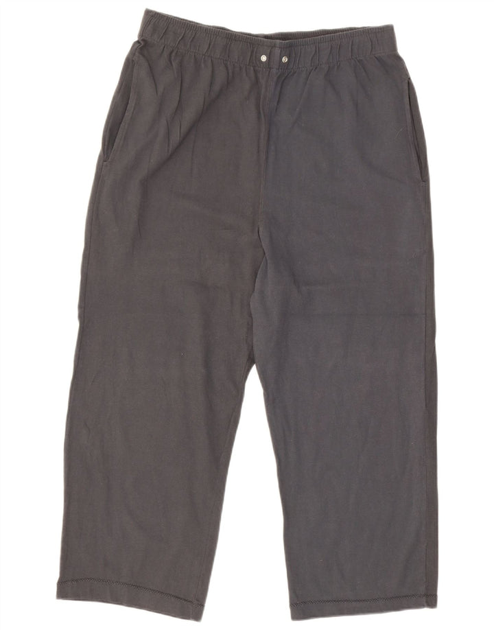 Pantaloni de trening Capri pentru femei Champion XL bumbac gri