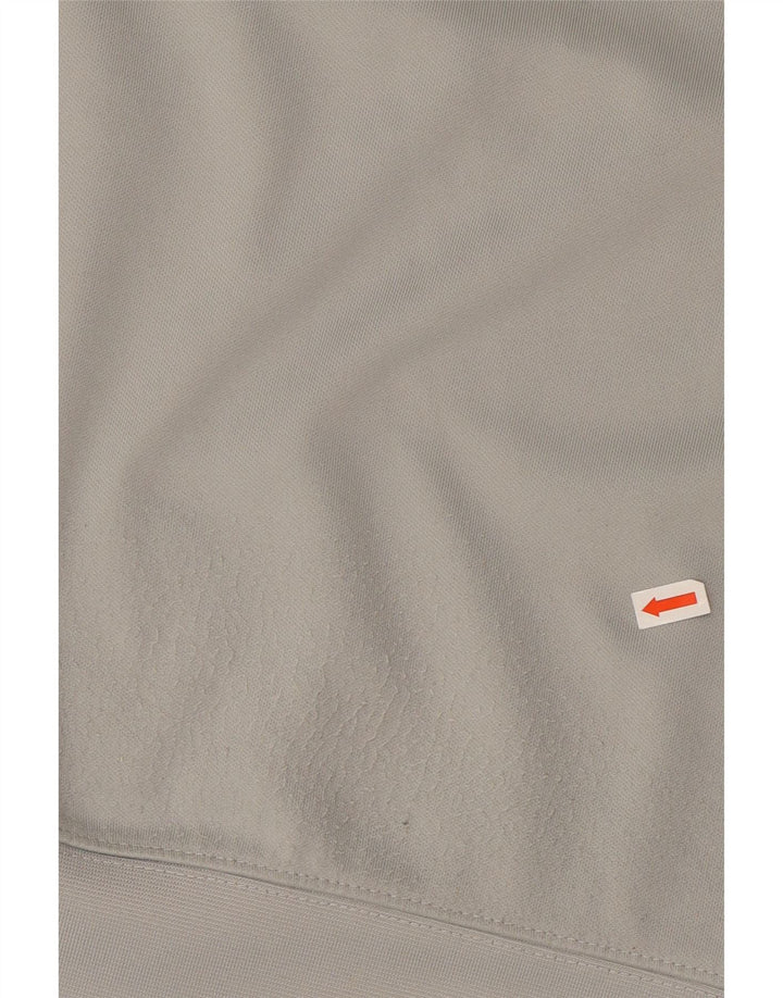 Pulover NIKE pentru bărbați, cu grafică, cu fermoar, cu gât, colorat mare, gri