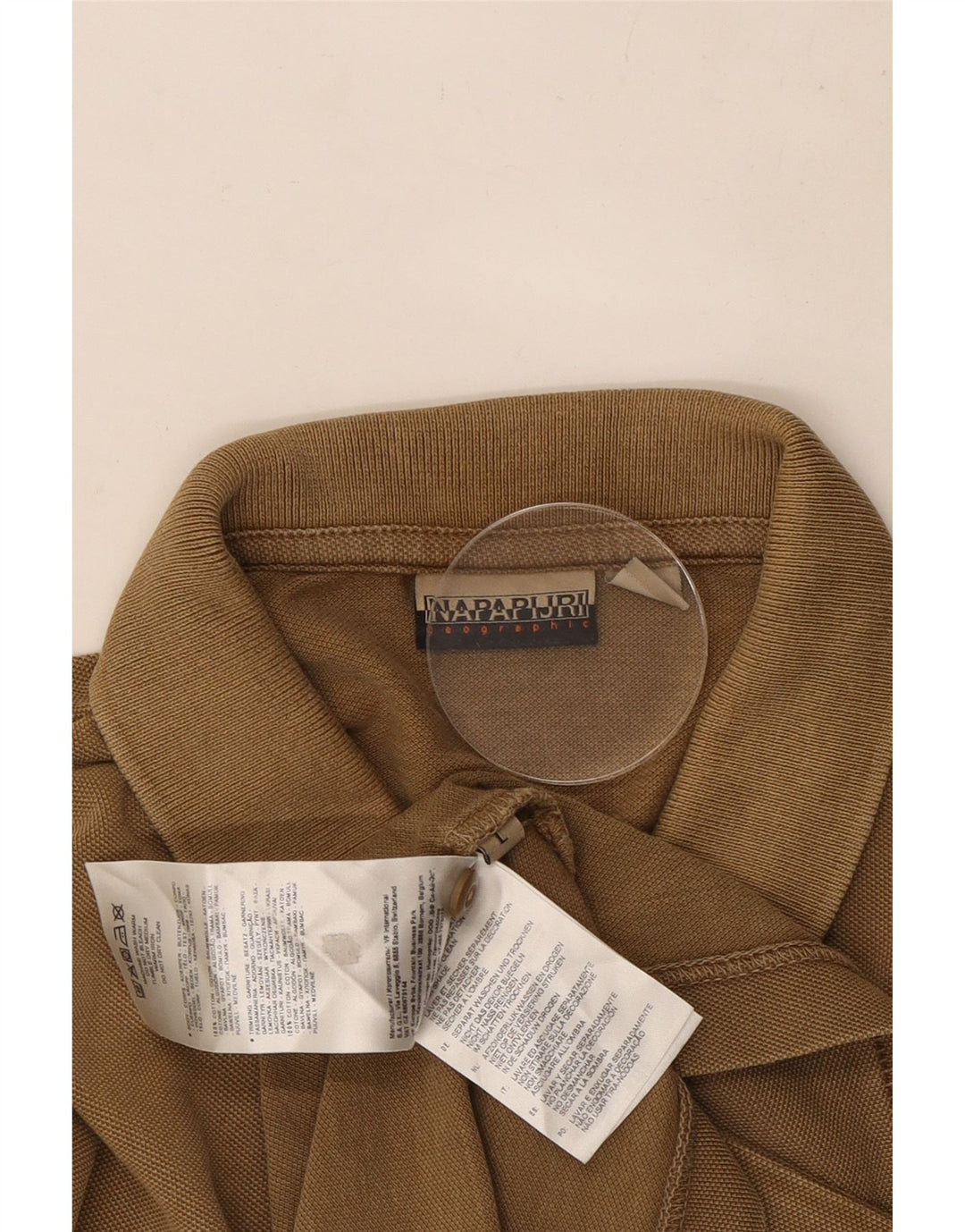 Tricou polo Napapijri pentru bărbați, maro mare