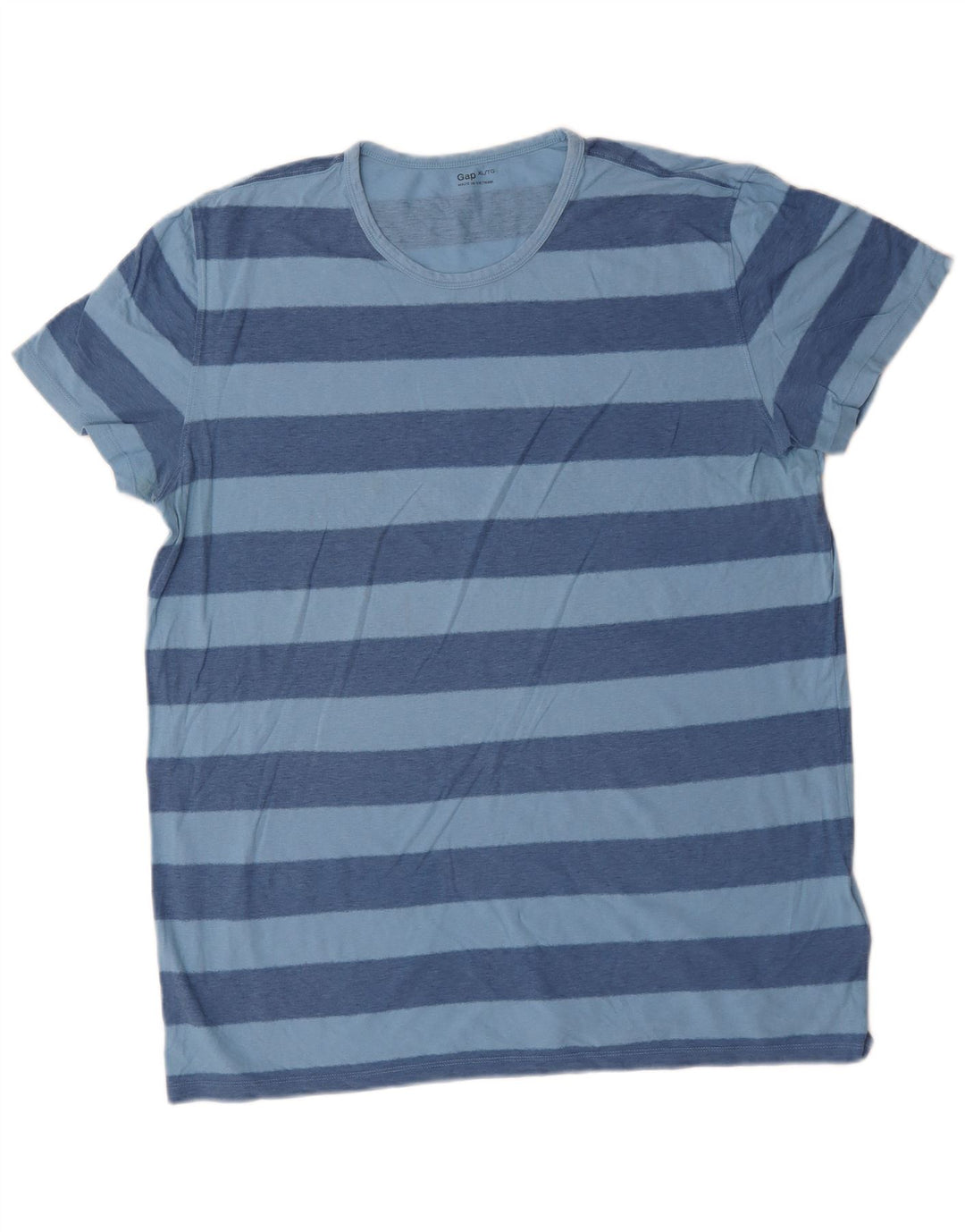 Tricou pentru bărbați Gap Top XL Bumbac cu dungi albastre