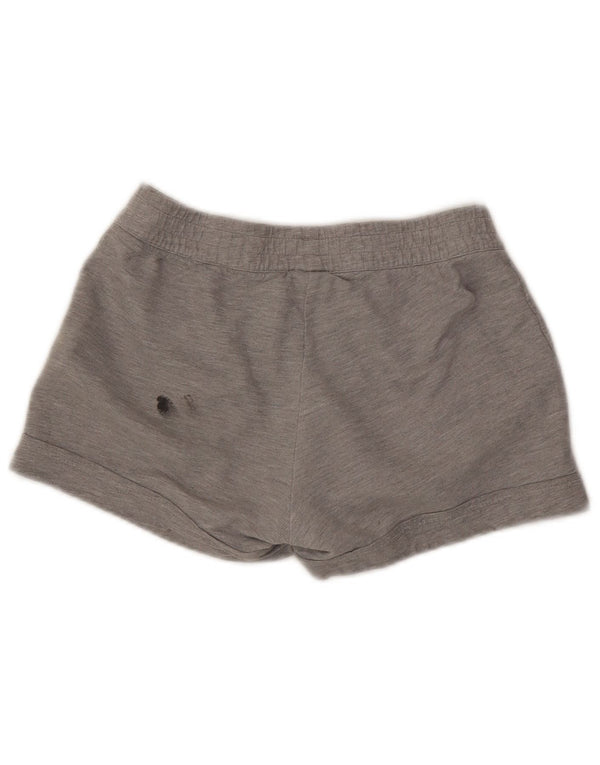 Pantaloni scurți sport Adidas pentru femei UK 12 Medium Gri Bumbac