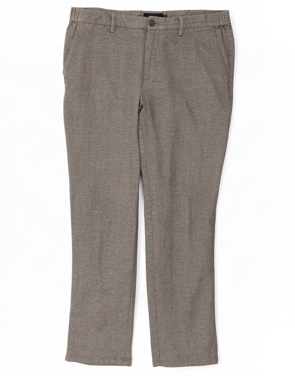Massimo Dutti Pantaloni Chino Slim Fit pentru bărbați EU 44 Large W34 L28 Gri
