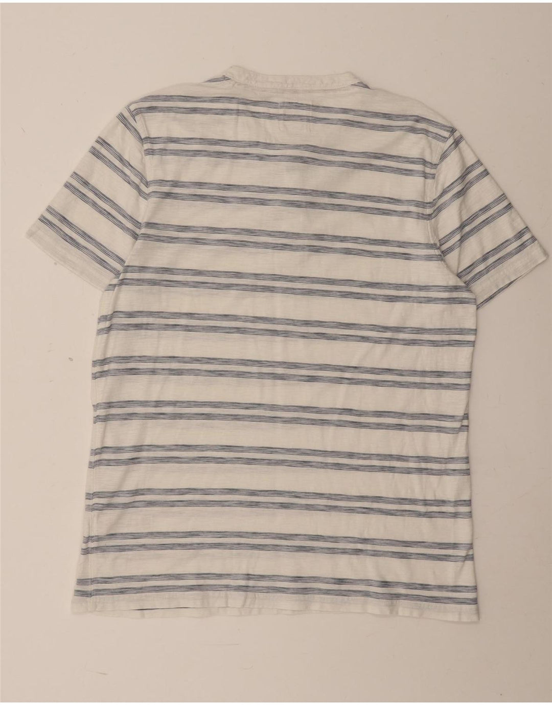 Tricou pentru bărbați Fat Face Top mare bumbac cu dungi albe