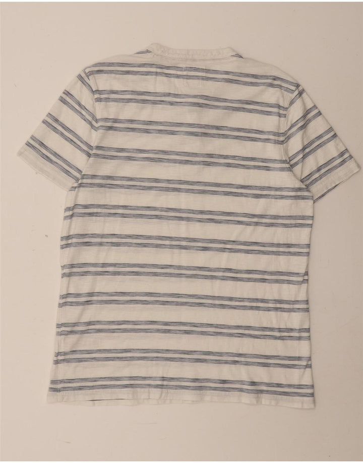 Tricou pentru bărbați Fat Face Top mare bumbac cu dungi albe