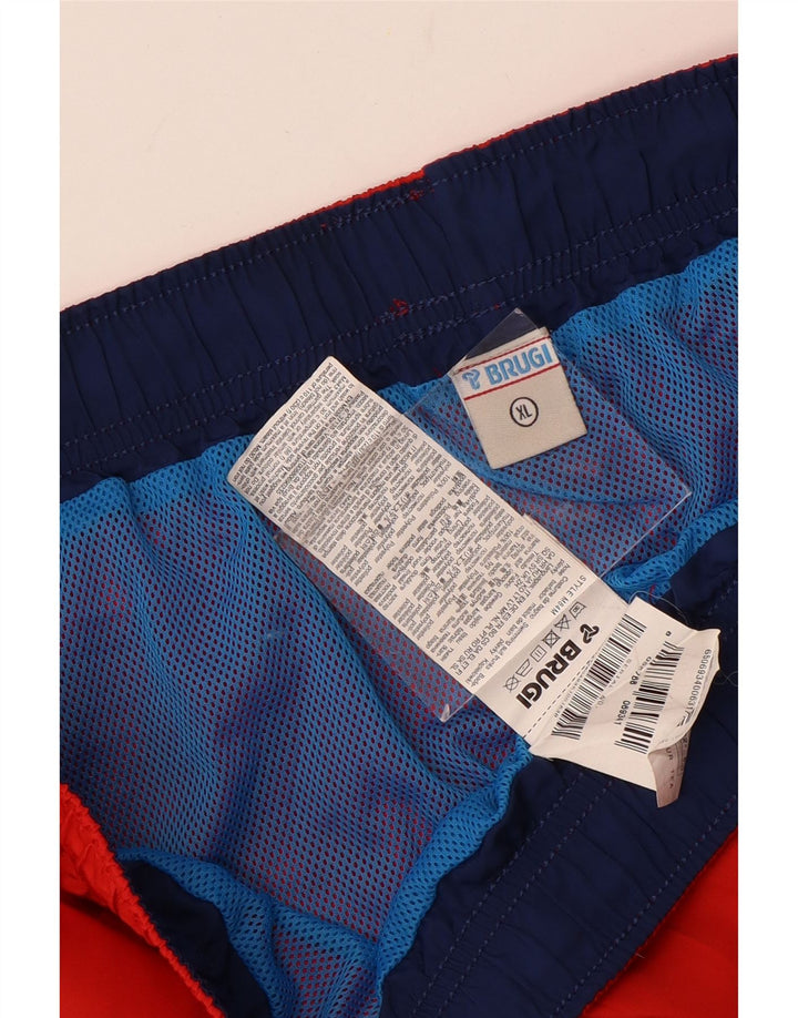 Pantaloni scurți de înot BRUGI pentru femei UK 18 XL poliester roșu