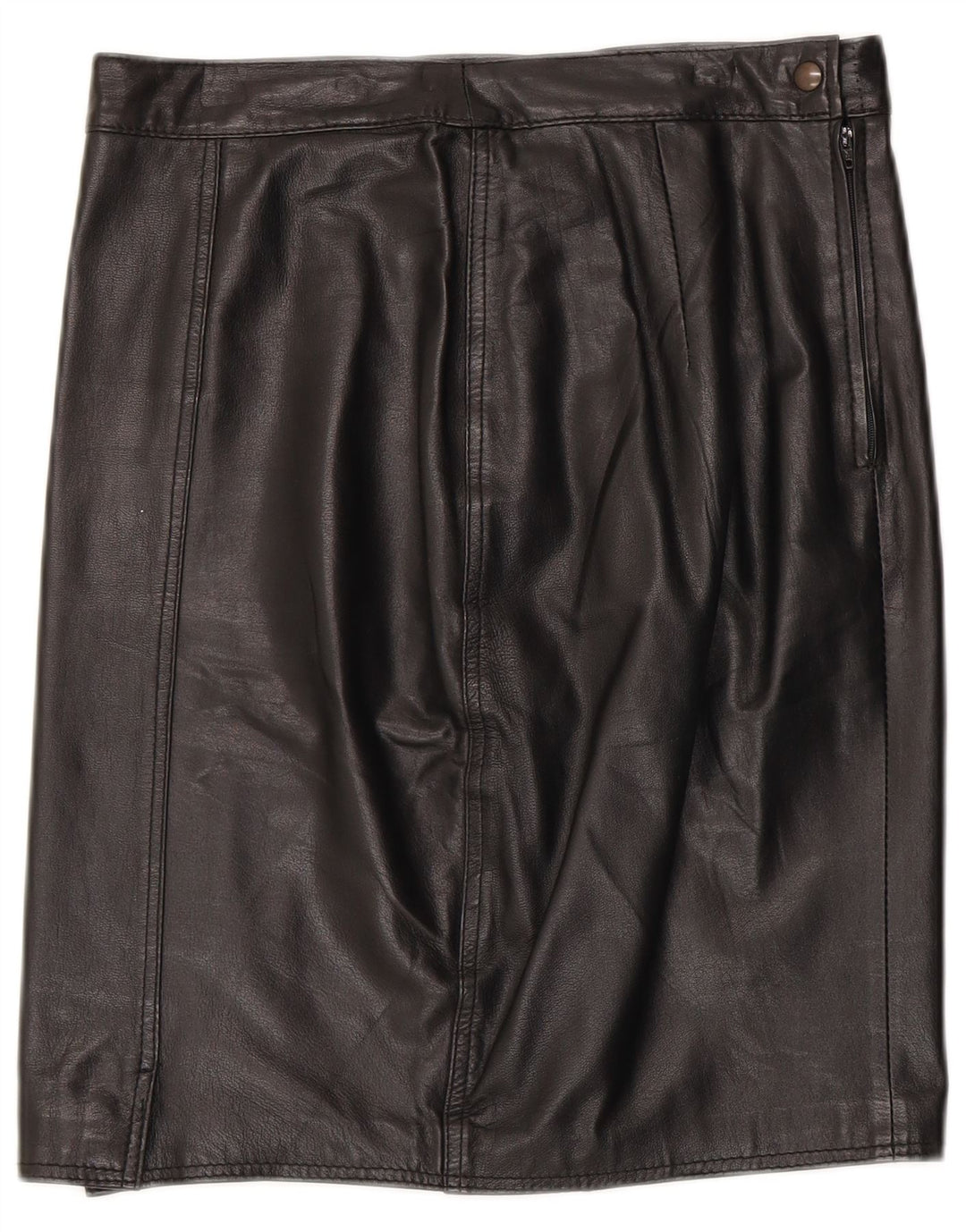 Fusta din piele vintage pentru femei W30 Medium Black