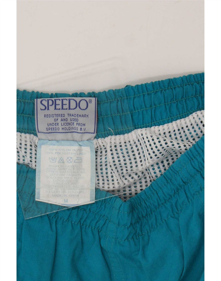 Pantaloni scurți de înot Speedo pentru bărbați, nailon albastru mediu