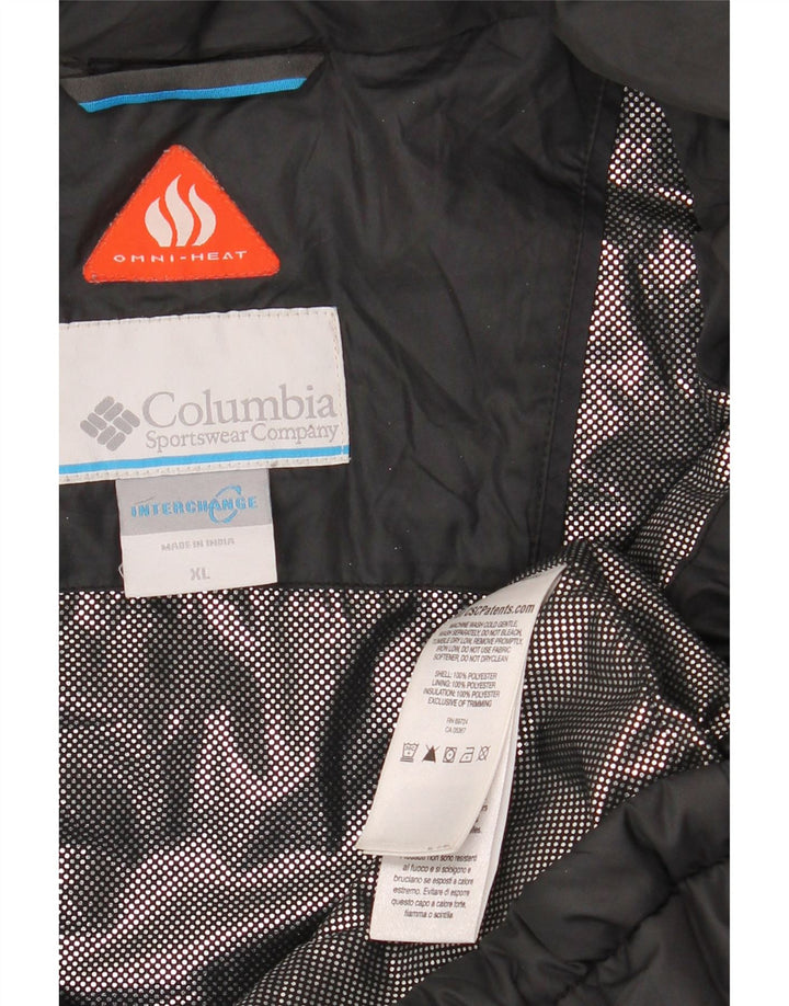 Jachetă căptușită pentru bărbați COLUMBIA Interchange UK 42 XL Poliester negru