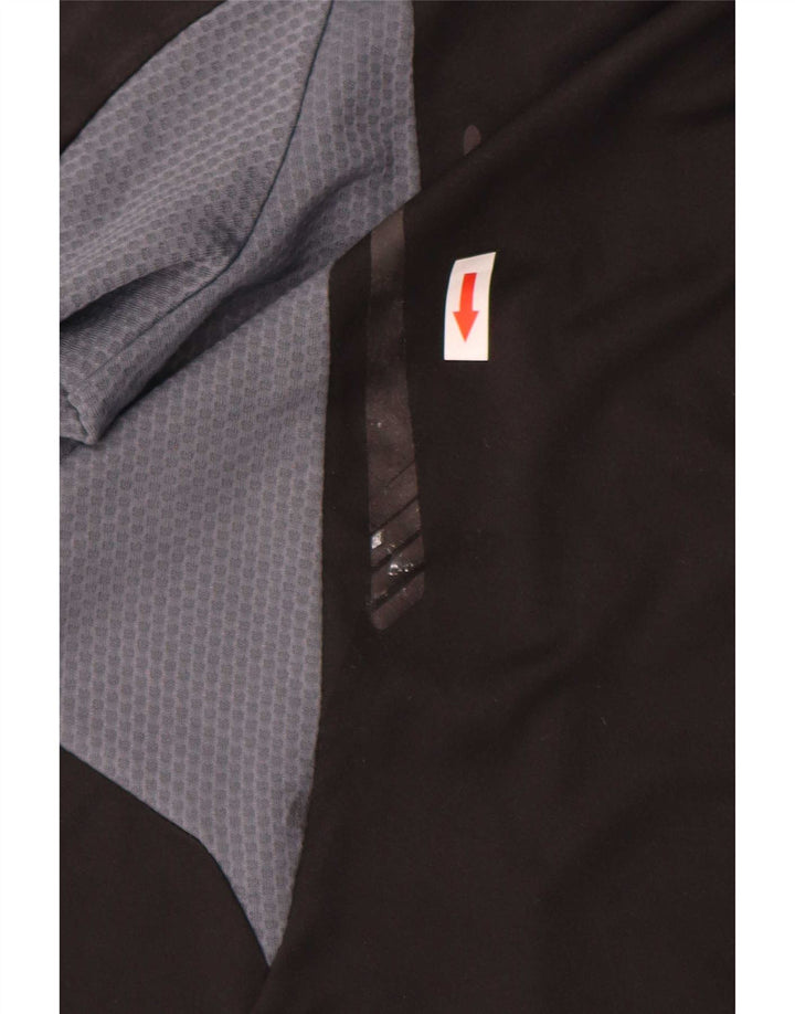Tricou pentru bărbați Adidas Top Mediu Negru Colorblock Poliester Sport