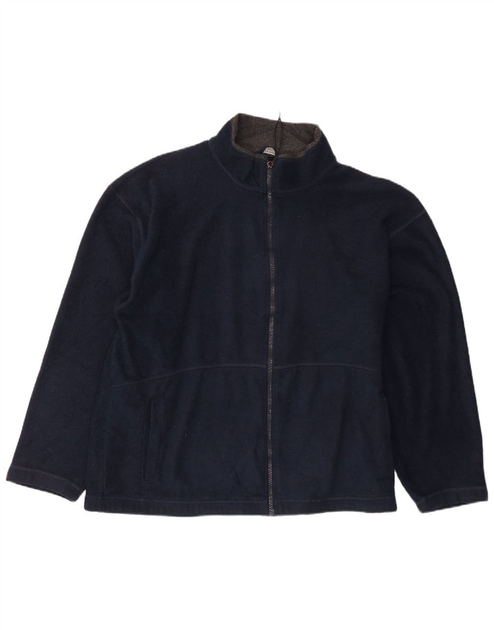Jachetă fleece pentru bărbați Marks & Spencer UK 40 mare poliester bleumarin