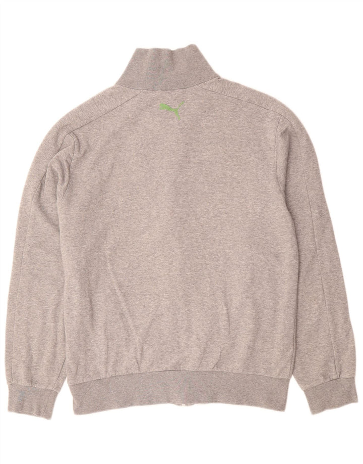 Jachetă de trening grafică PUMA pentru bărbați, gri mediu