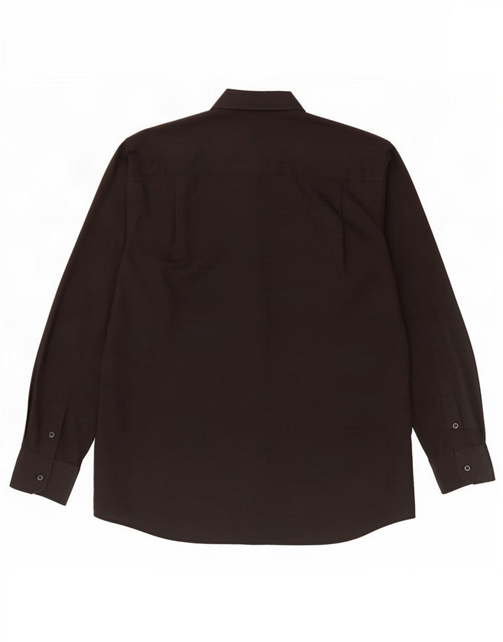Cămașă pentru bărbați Pierre Cardin Regular Fit XL Poliester negru