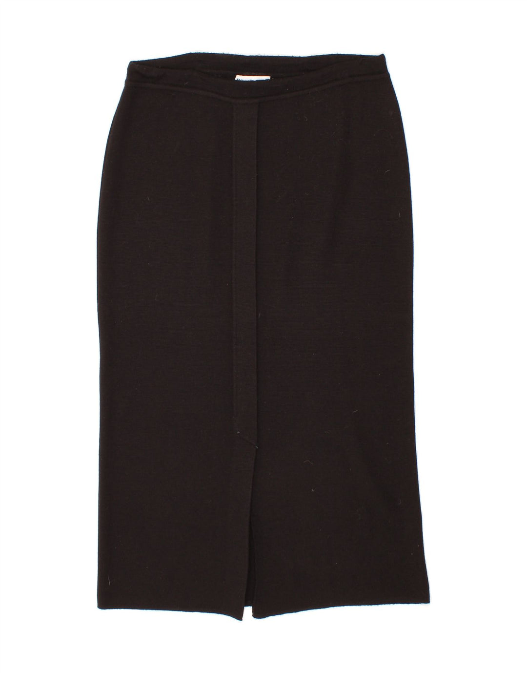 DIDIER PARAKIAN Womens Knit Maxi Skirt W35 Large Black Wool Vintage Didier Parakian and Second-Hand Didier Parakian from Messina Hembry 