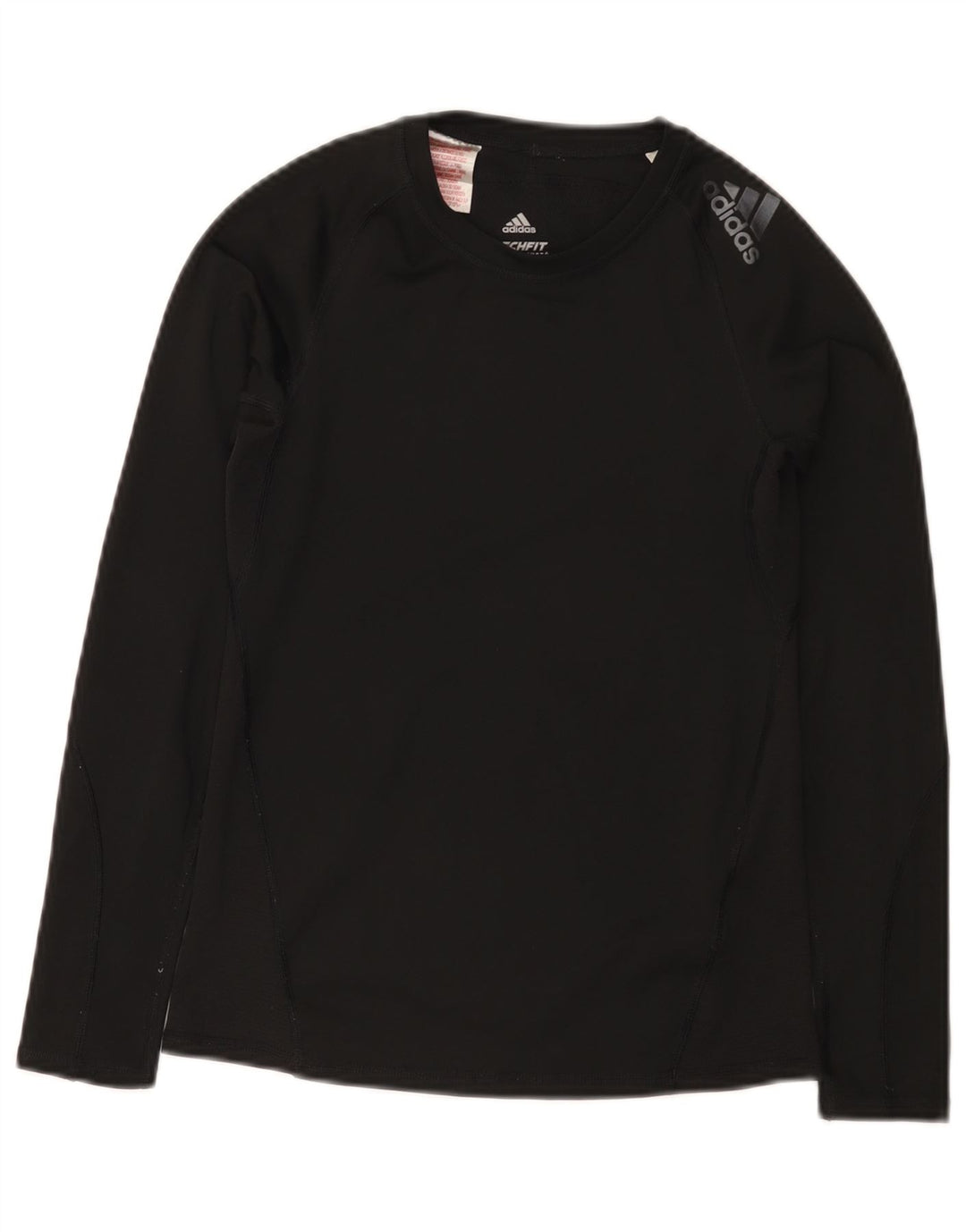Adidas pentru băieți Climacool Top cu mânecă lungă 11-12 ani poliester negru