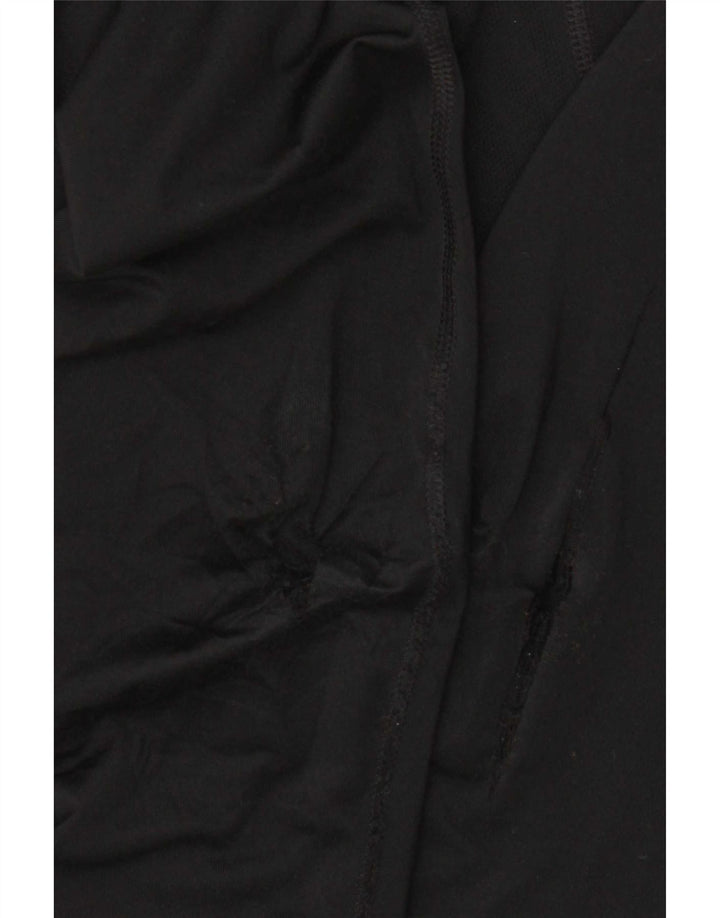 Top de compresie Nike pentru femei cu mânecă lungă UK 10 Poliester negru mic