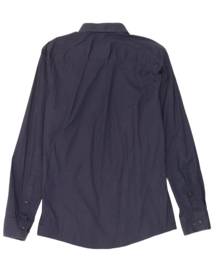 Cămașă Hugo Boss Slim Fit pentru bărbați, bumbac, albastru bleumarin