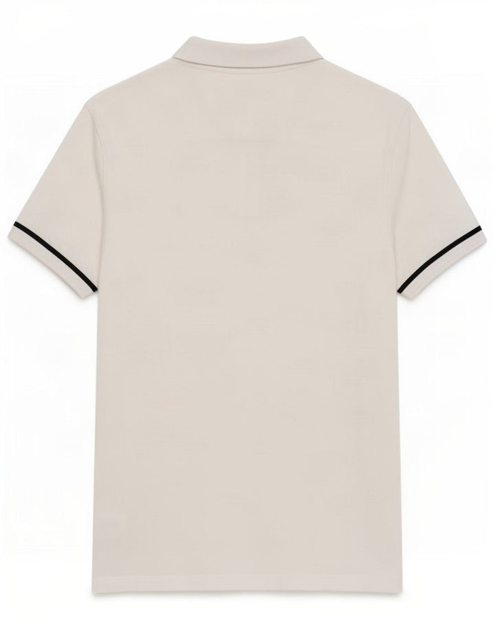 Tricou polo pentru bărbați French Connection, bumbac alb mediu