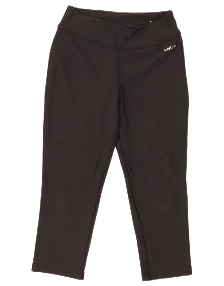 Leggings pentru femei Reebok UK 8/10 Poliamidă neagră mică