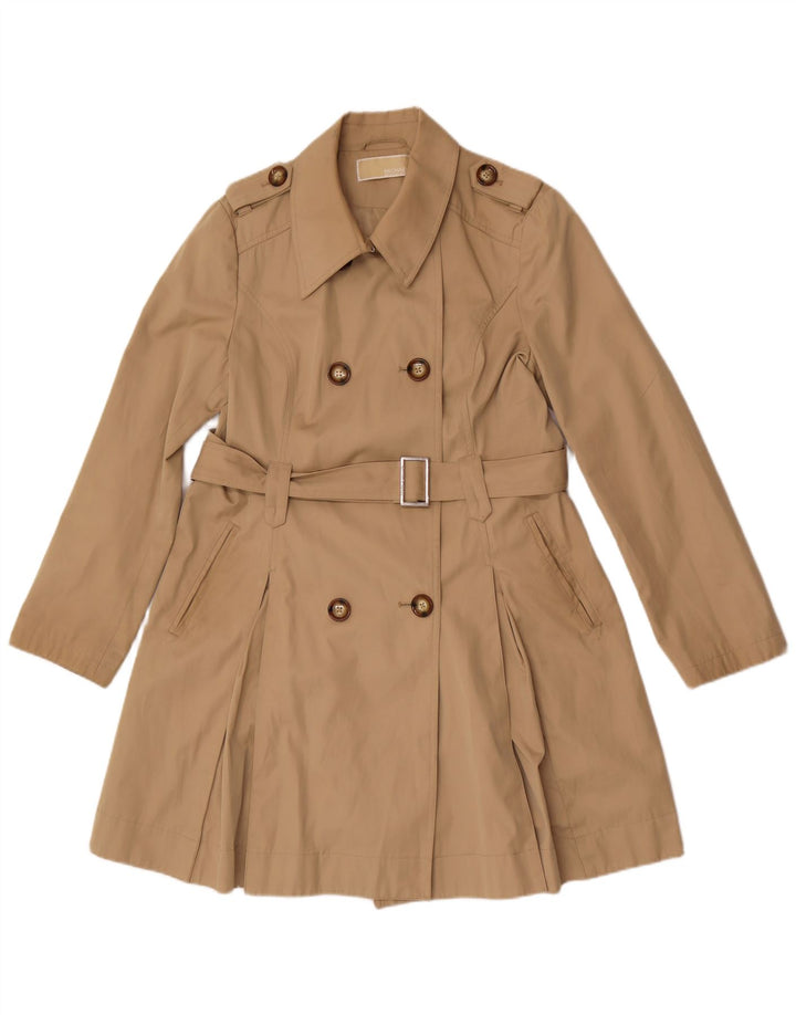 Trench pentru femei Michael Kors UK 10 mic, bej, bumbac