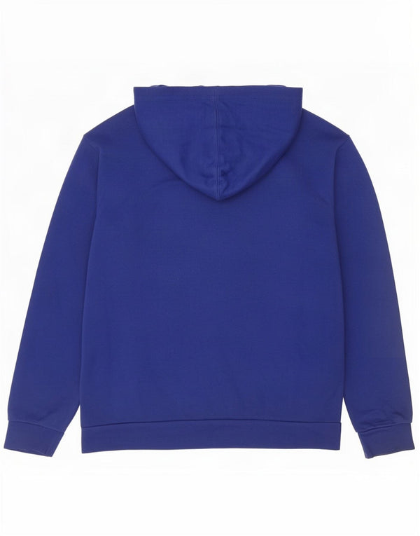 Pulover cu glugă cu grafic Champion pentru băieți 15-16 ani 2XL bumbac albastru
