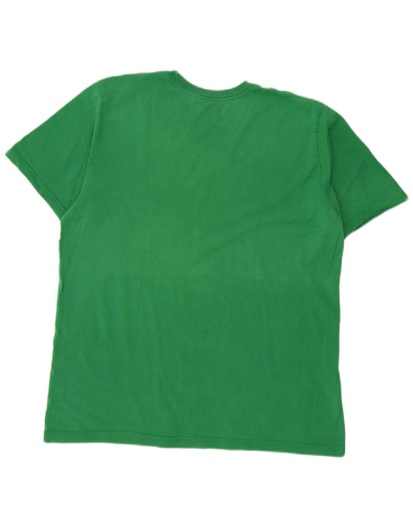 Tricou grafic Nike pentru bărbați, cu tăiere standard, top XL, bumbac verde