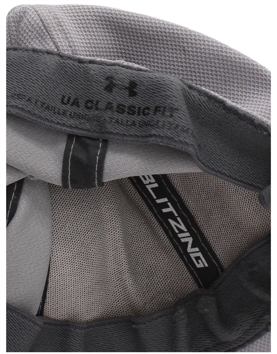 UNDER ARMOUR Mens Graphic Baseball Cap One Size Grey Polyester Sports