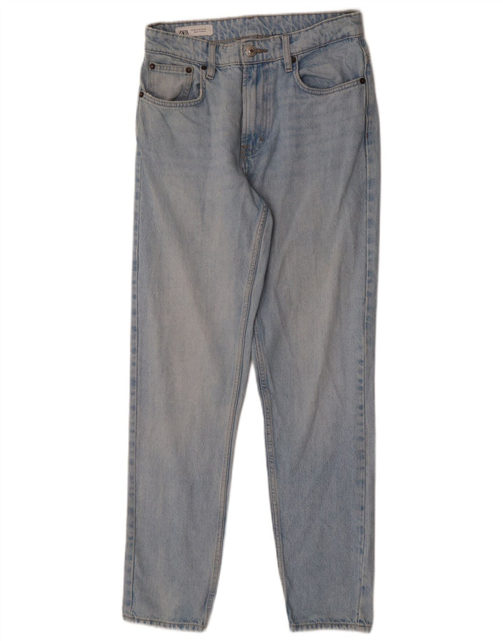 Blugi slim pentru bărbați Zara EU 38 Mici L30 L30 Albastru