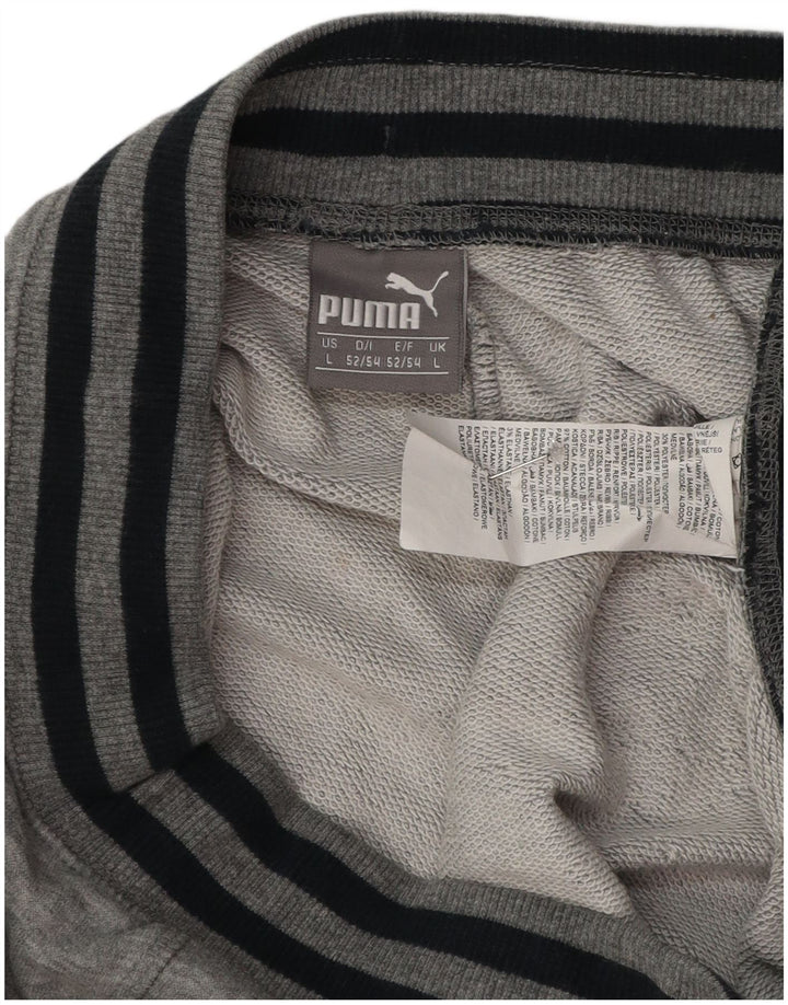 Pantaloni scurți Puma Graphic Sport pentru bărbați, mari, gri, bumbac