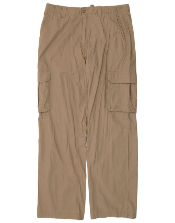 Pantaloni cargo drepti pentru bărbați Cherokee L36 L34 bumbac bej