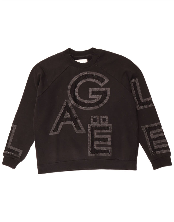 Pulover Gaelle pentru damă cu grafică, UK 10 Mic Negru