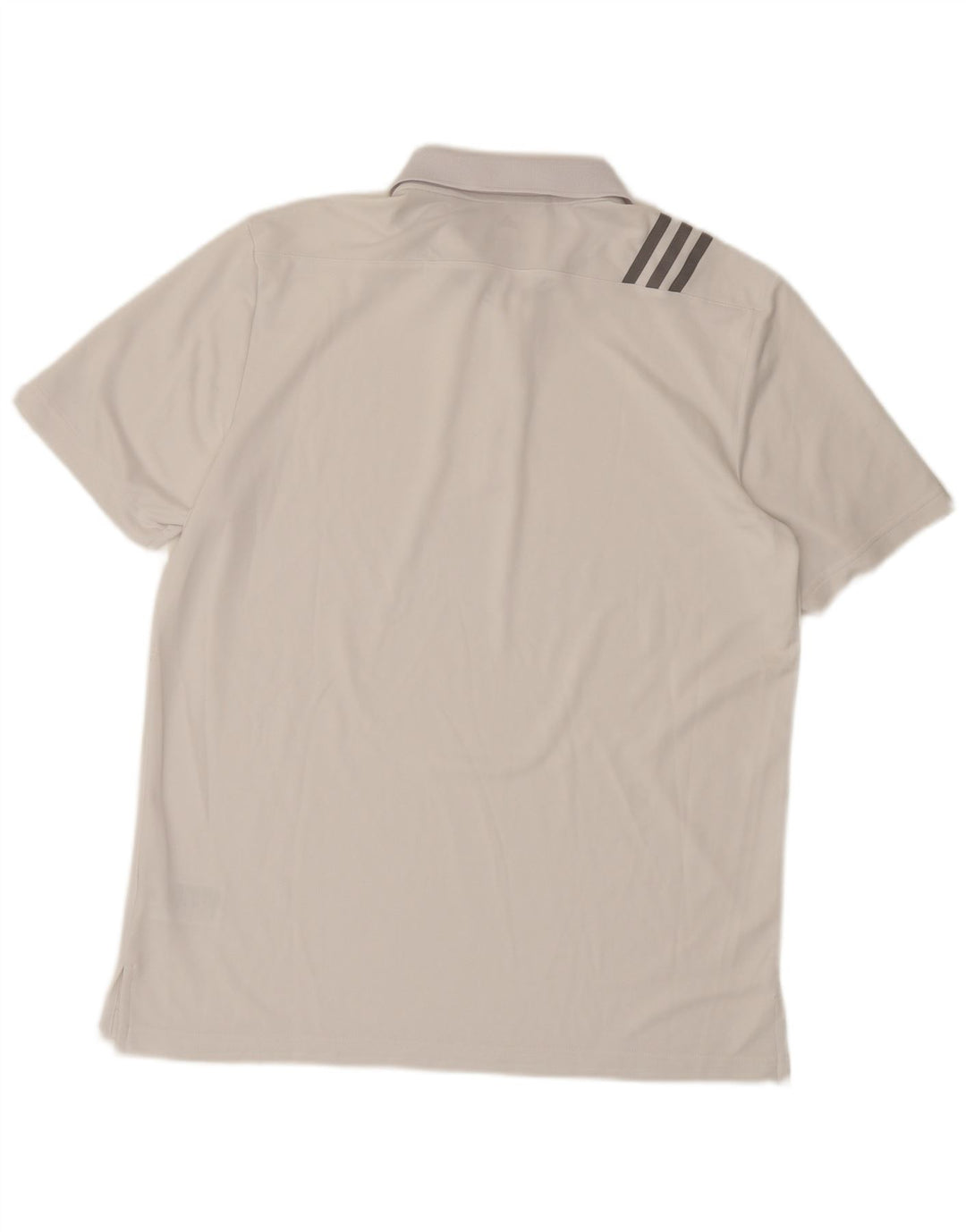 Tricou polo pentru bărbați Adidas, mare, alb, din poliester
