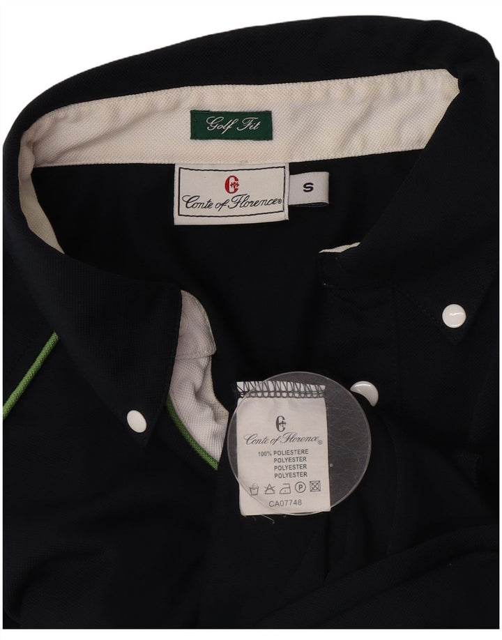 Tricou polo pentru bărbați Conte of Florence Poliester bleumarin mic