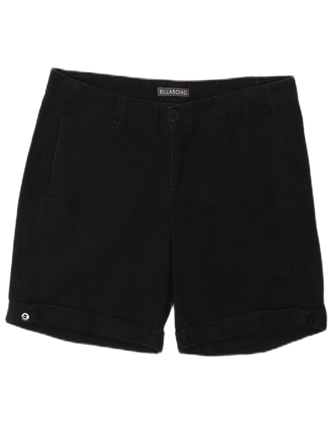 Pantaloni scurti chino pentru femei Billabong UK 10 Small W30 Bumbac negru