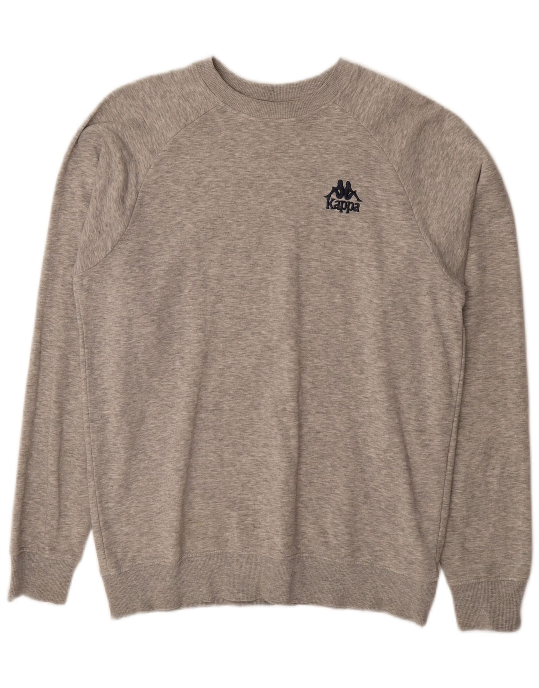 KAPPA Mens Sweatshirt Jumper Small Grey Cotton Vintage Kappa and Second-Hand Kappa from Messina Hembry 