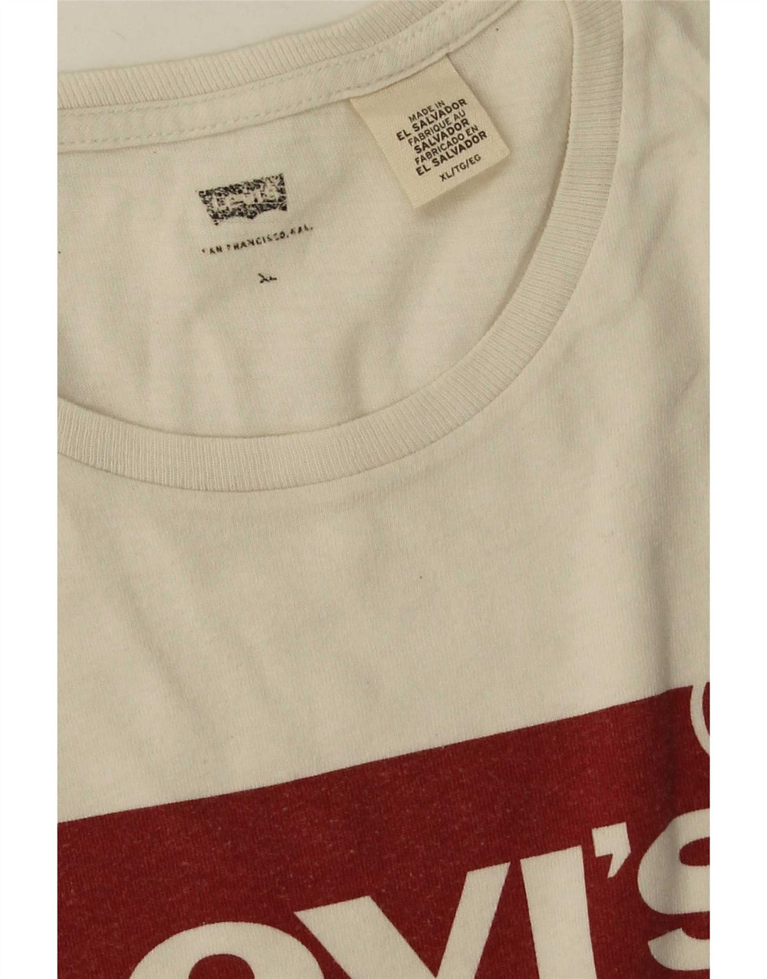 Tricou grafic pentru bărbați Levi's Top XL Alb