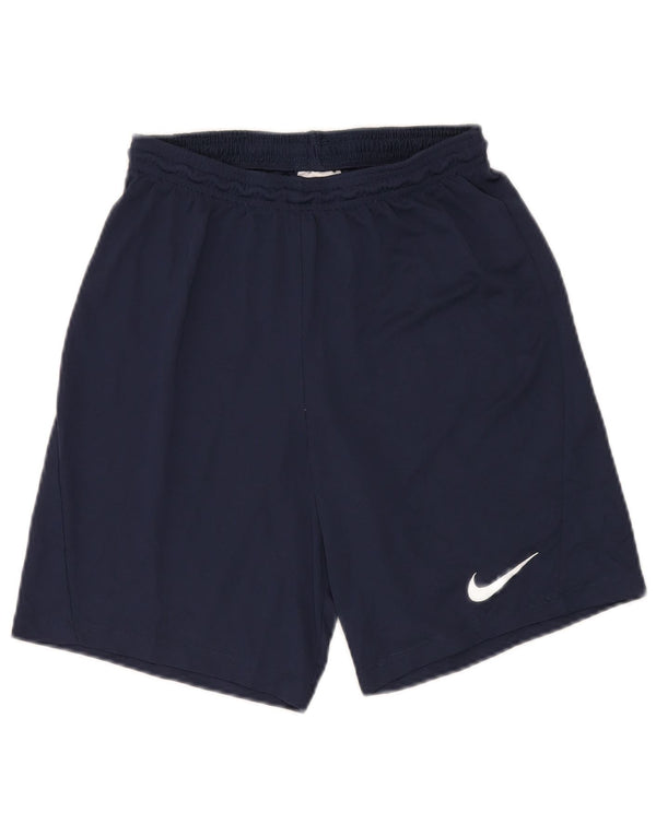 Pantaloni scurți sport obișnuiți pentru bărbați Nike, poliester, albastru, mediu