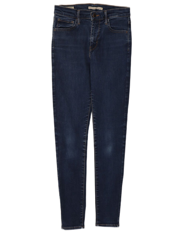 Blugi super skinny cu talie mare 720 Levi's pentru femei W27 L30 bumbac bleumarin
