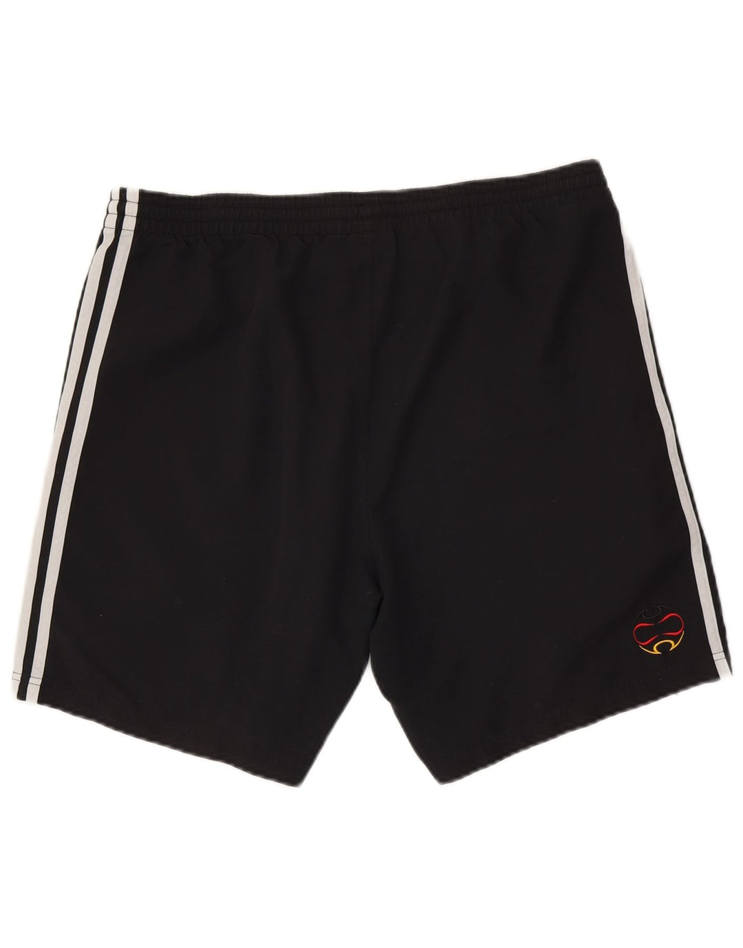 Pantaloni scurți sport ADIDAS Deutscher Fussball Bund, mari, negru, poliester