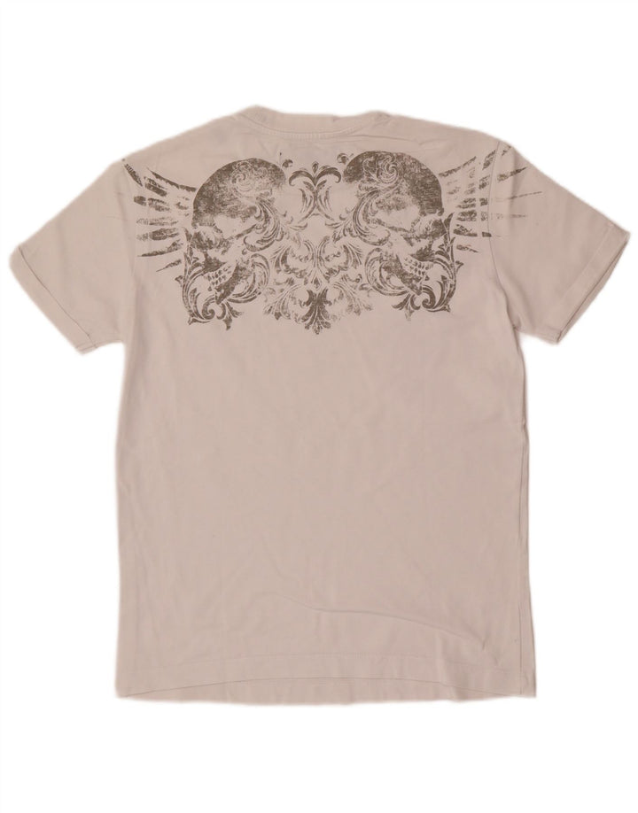 Tricou grafic pentru bărbați Replay Top mic alb